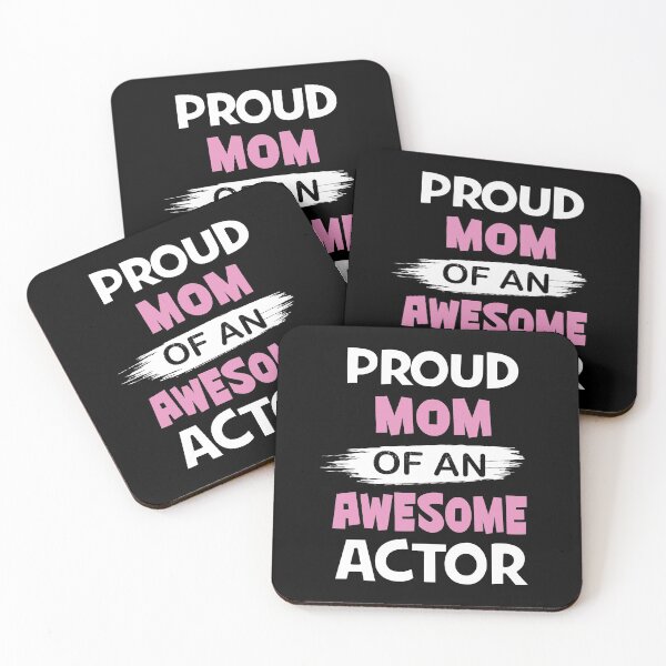 Item preview, Proud Mom Of An Awesome Actor Gift - Funny Acting design designed and sold by Grabitees.