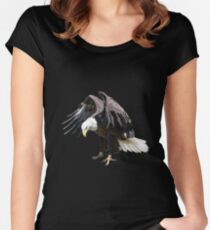 Bald Eagle Fitted Scoop T-Shirt