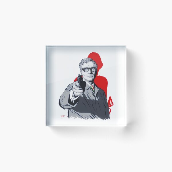 Item preview, Michael Caine - An illustration by Paul Cemmick designed and sold by TIGERDAVER.