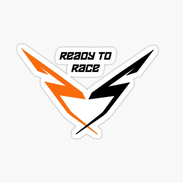Ready to race Sticker