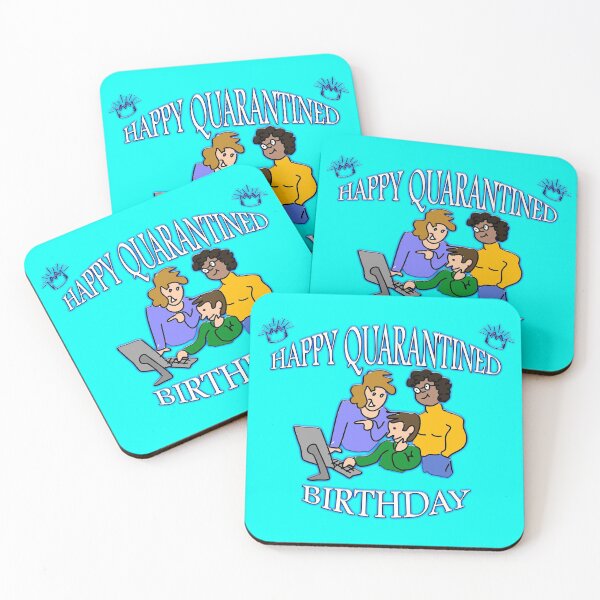 Item preview, Happy Quarantined Birthday - Covid 19 - Best gifts for 2020 survivors - #stay at home with your family! designed and sold by BestStuffDepot.