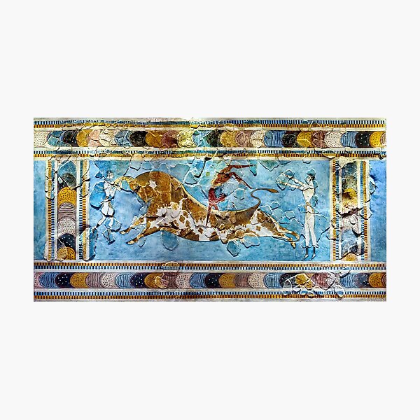 Item preview, Bull Leaping Fresco designed and sold by Weston  Westmoreland.