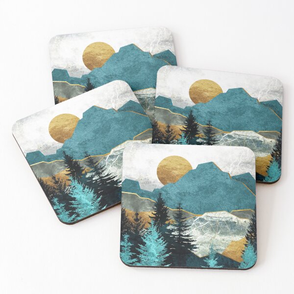 Item preview, Metallic Mountains  designed and sold by millamix.