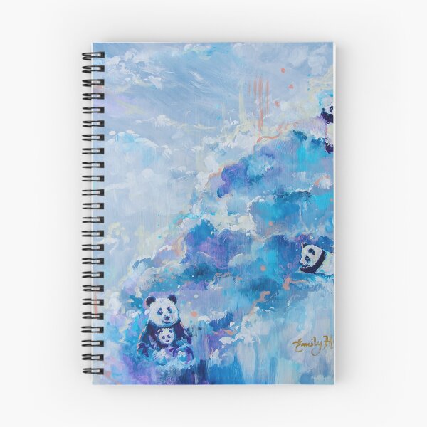 Item preview, Pandas en las nubes designed and sold by Emily Louise Heard.