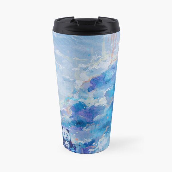 Pandas in the clouds Travel Mug