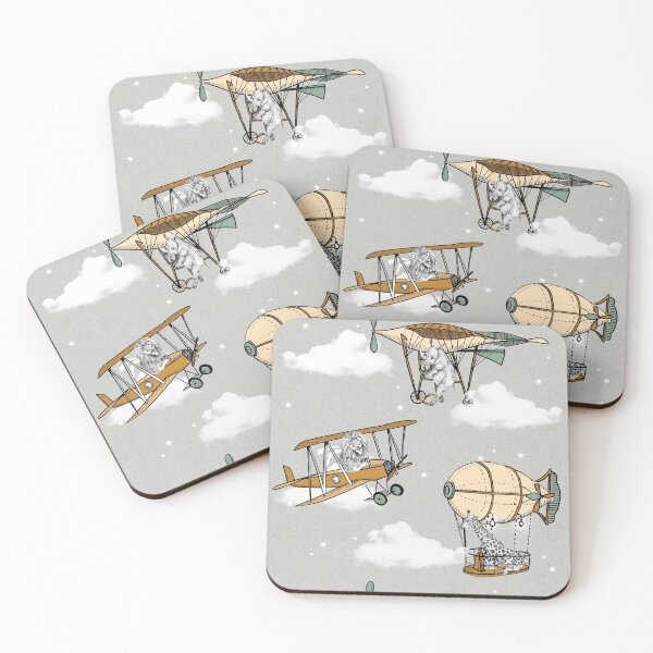 Item preview, Flying safari designed and sold by Petit Faon Prints.