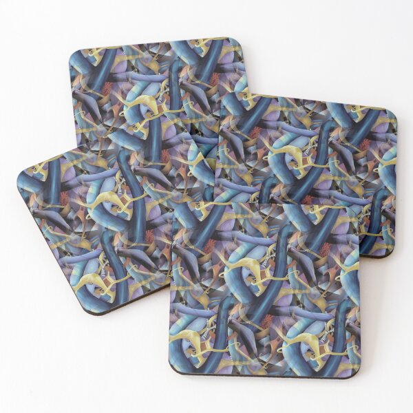Item preview, Pop Surrealism Artwork Mixed Media Contemporary Abstract Cubism designed and sold by Nisuris.