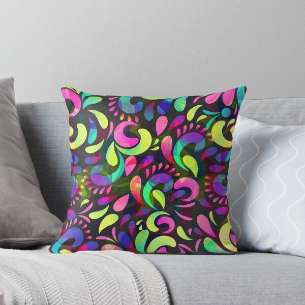 Item preview, Neon Watercolor Swirls designed and sold by Rainbows Galore.
