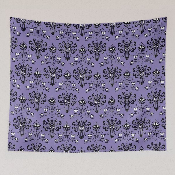 Item preview, Haunted Mansion Wallpaper - Purple designed and sold by Rainbows Galore.