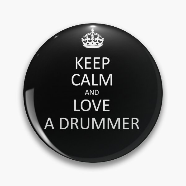 Item preview, Keep calm and love a drummer designed and sold by Aclothing.