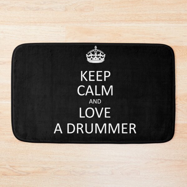 Item preview, Keep calm and love a drummer designed and sold by Aclothing.