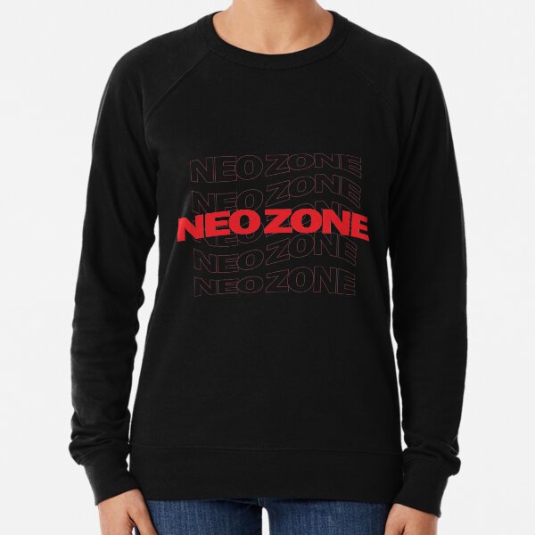neozone (black and red version) Lightweight Sweatshirt
