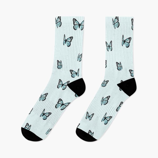 Item preview, Pastel Blue Butterfly Pattern designed and sold by trajeado14.