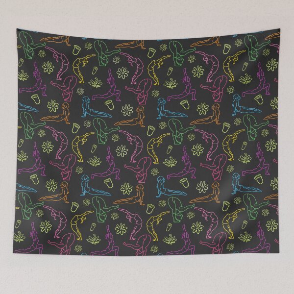 Item preview, Yoga Life Pattern designed and sold by Rainbows Galore.