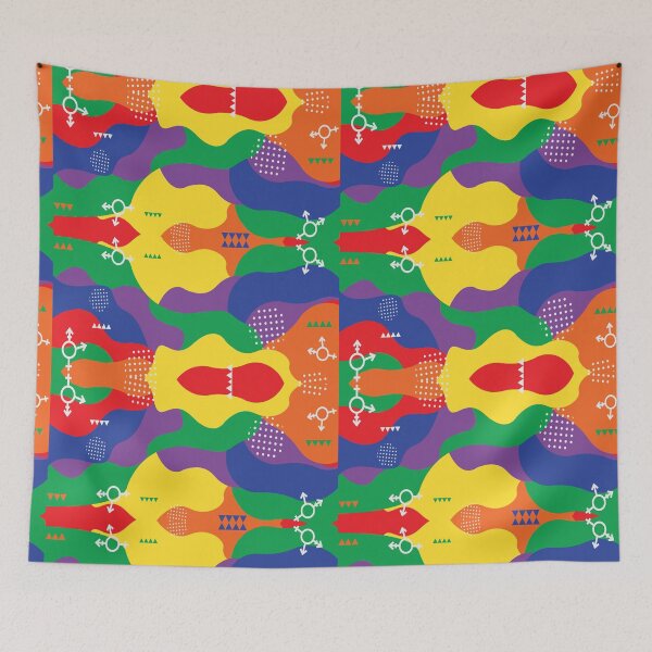 Item preview, PATTERN LGBTQ COLORS designed and sold by Pride Art.