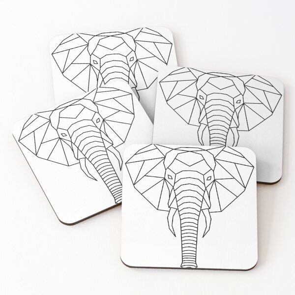 Item preview, Geometric Elephant designed and sold by northshire.