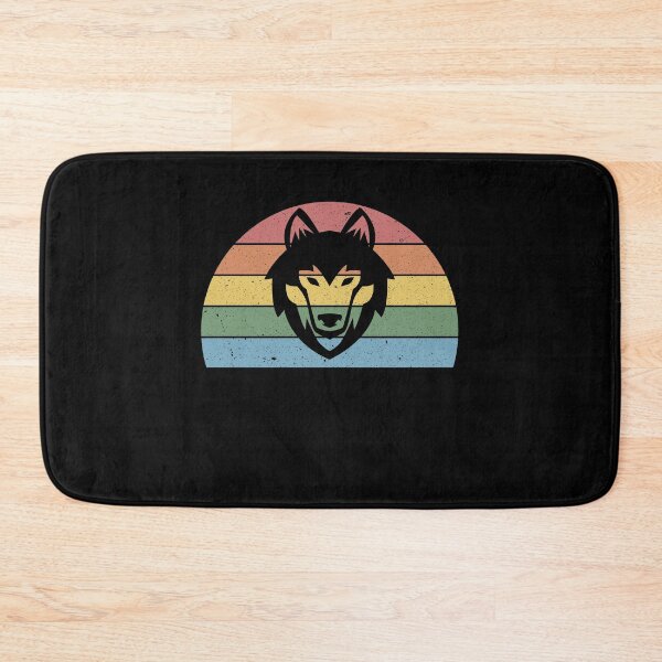 Item preview, lonely wolf retro vintage designed and sold by thehafdesigner.
