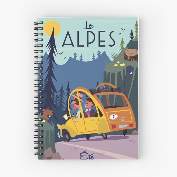 Item preview, Les Alpes Ete poster designed and sold by Gary Godel.