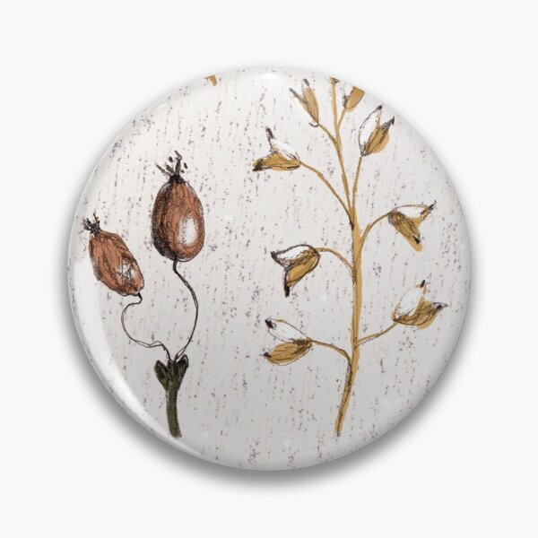 wild flower white background Pin