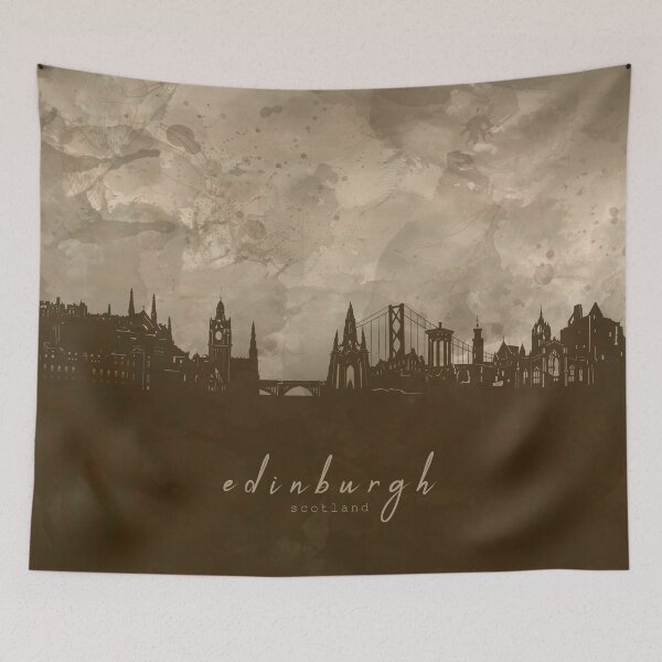 Item preview, edinburgh skyline designed and sold by BekimART2.
