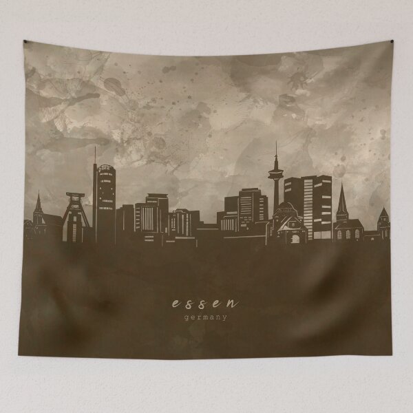 Item preview, essen skyline designed and sold by BekimART2.