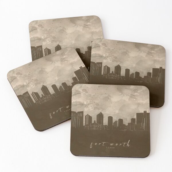 Item preview, fort worth skyline designed and sold by BekimART2.