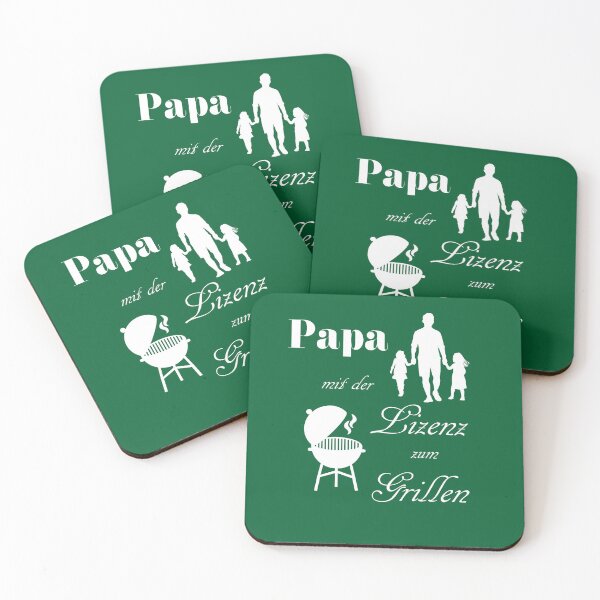 Item preview, Barbecue - Dad with a license ... (2 daughters) designed and sold by QuenLotta-Arts.