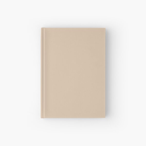 Light Beige - Soft Tan - Pastel Solid Color Parable to Behr Plateau PPU4-08 Hardcover Journal