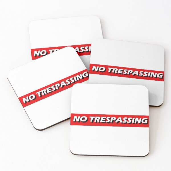 Item preview, No trespassing designed and sold by Creaturium.