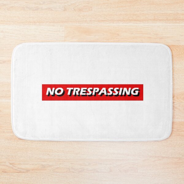 Item preview, No trespassing designed and sold by Creaturium.
