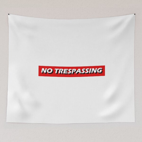 Item preview, No trespassing designed and sold by Creaturium.