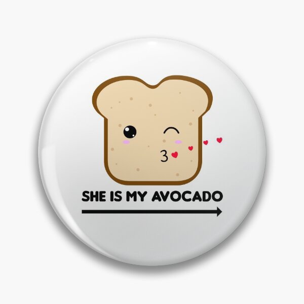 Item preview, She is my avocado toast couple design designed and sold by NerdySherds.