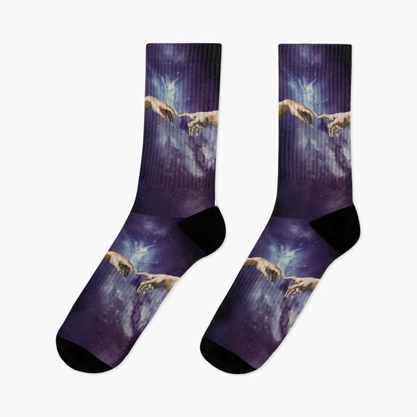 Item preview, The creation of Adam (hands - galaxy) designed and sold by Pride Art.