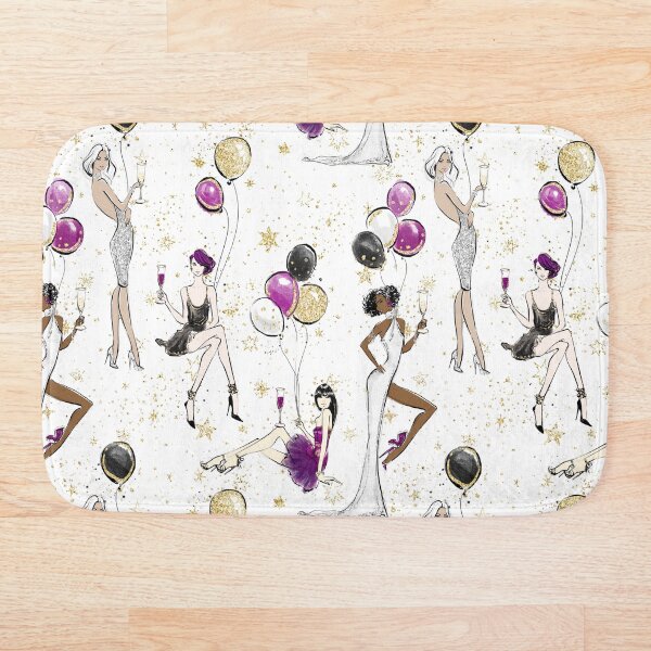 Elegant Party Bath Mat