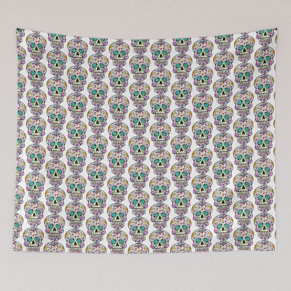 Item preview, Mexican skull colorful designed and sold by PidoPido.