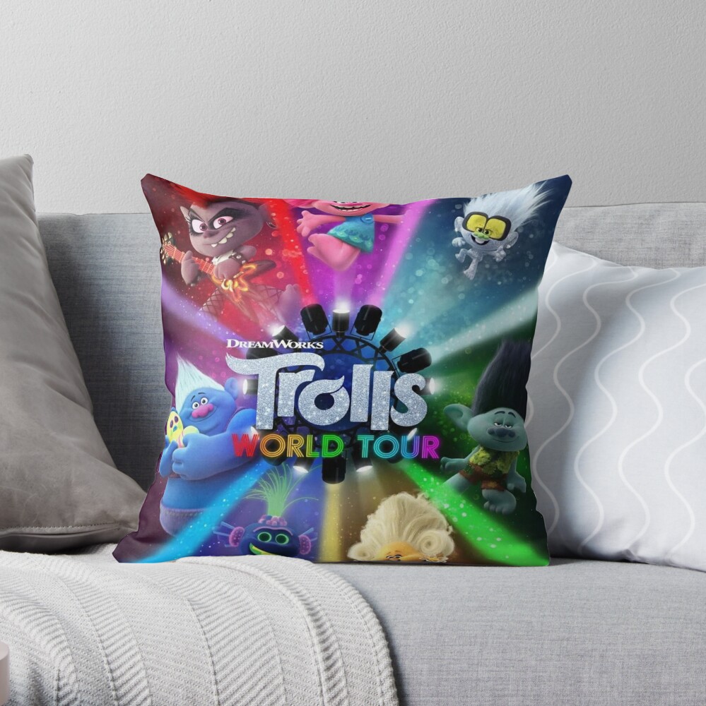 trolls world tour pillow