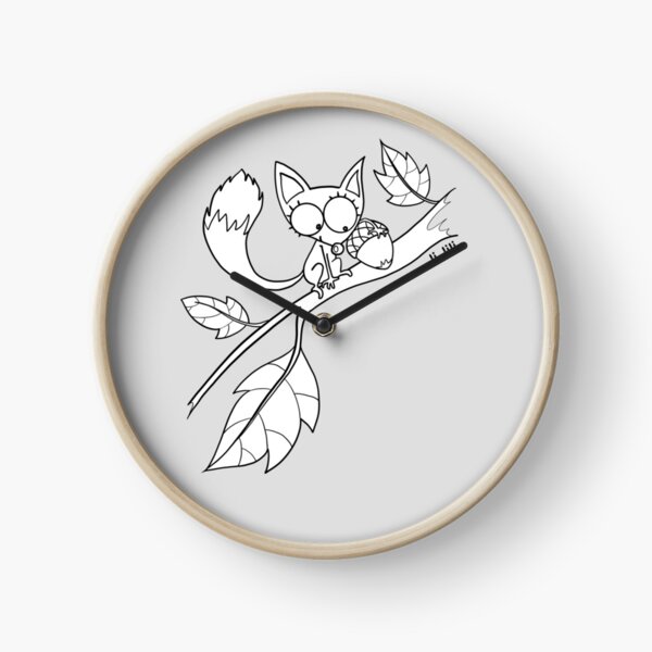 Squirrel Nono Clock