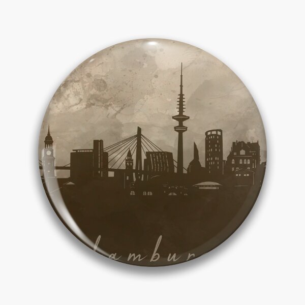 Item preview, hamburg skyline designed and sold by BekimART2.