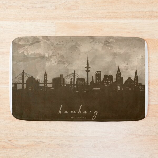 Item preview, hamburg skyline designed and sold by BekimART2.