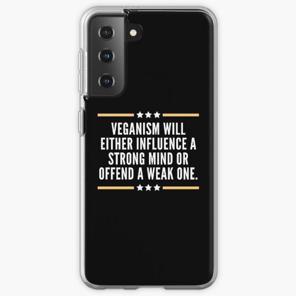Veganism quote design Samsung Galaxy Soft Case