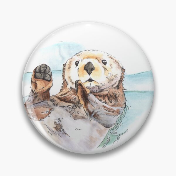 Item preview, Fluffy Floating Otter designed and sold by srw110.