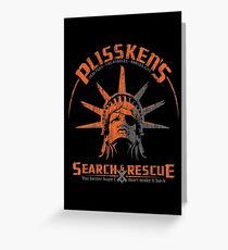 Snake Plissken's Search & Rescue Pty Ltd Greeting Card