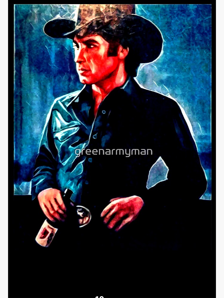 Thumbnail 3 of 3, Sticker, urban cowboy art  designed and sold by greenarmyman.