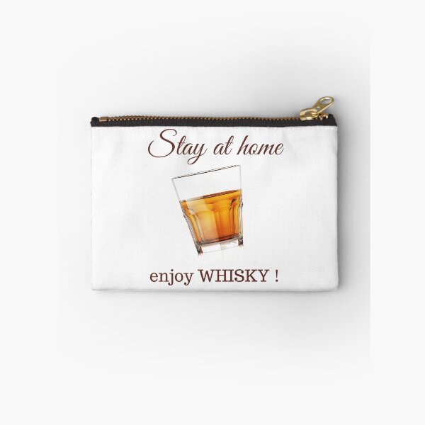 Item preview, Stay at home with whiskey gift idea for women and men whiskey t-shirts designed and sold by Whiskylover.