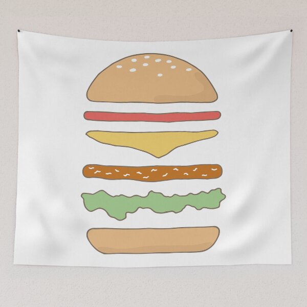 Item preview, Deconstructed hamburger, cheeseburger designed and sold by Marianne1108.
