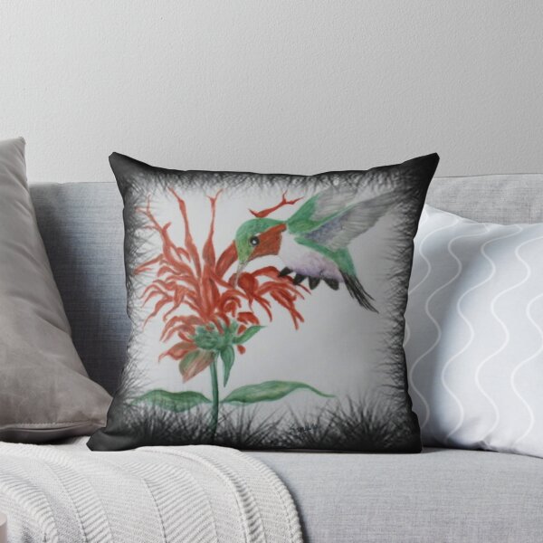 Item preview, Anna's Hummingbird and Bee Balm designed and sold by artbysandy.