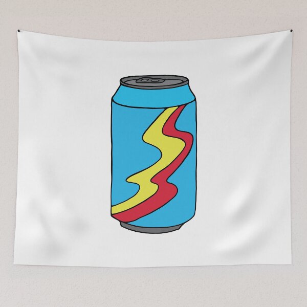 Item preview, Blue Soda Can designed and sold by murialbezanson.