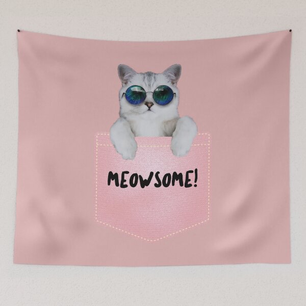Item preview, Meowsome- Cat in the Pocket- Meow designed and sold by EvaWolf.