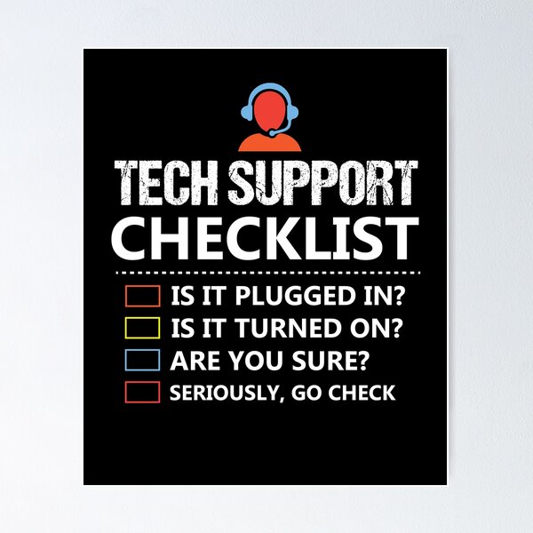 Artikel-Vorschau von Funny Tech Support Shirt Gift | Technical Support, Techie, Geek, Nerd, Computer Lover, I.T., Information Technology, designt und verkauft von corusmaiden.