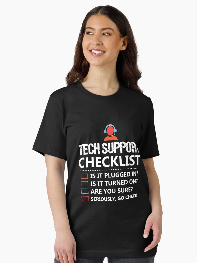 Thumbnail 2 of 7, Essential T-Shirt, Funny Tech Support Shirt Gift | Technical Support, Techie, Geek, Nerd, Computer Lover, I.T., Information Technology designed and sold by corusmaiden.